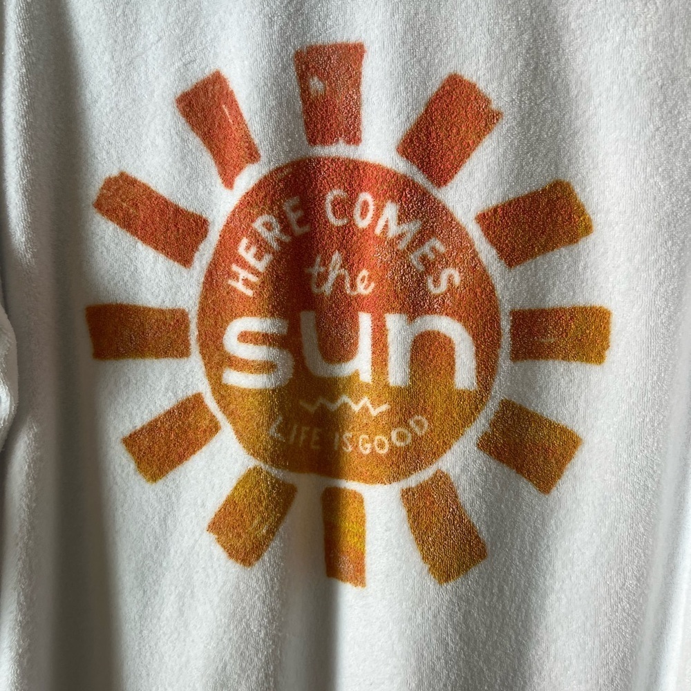 Life Is Good White Sunburst Swim Coverup - Picture 3 of 9